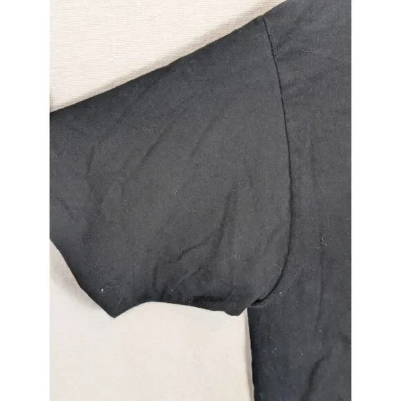 Vintage 1986 Cat Face T-Shirt Black Women's Size Large 42-44 - Picture 6 of 11